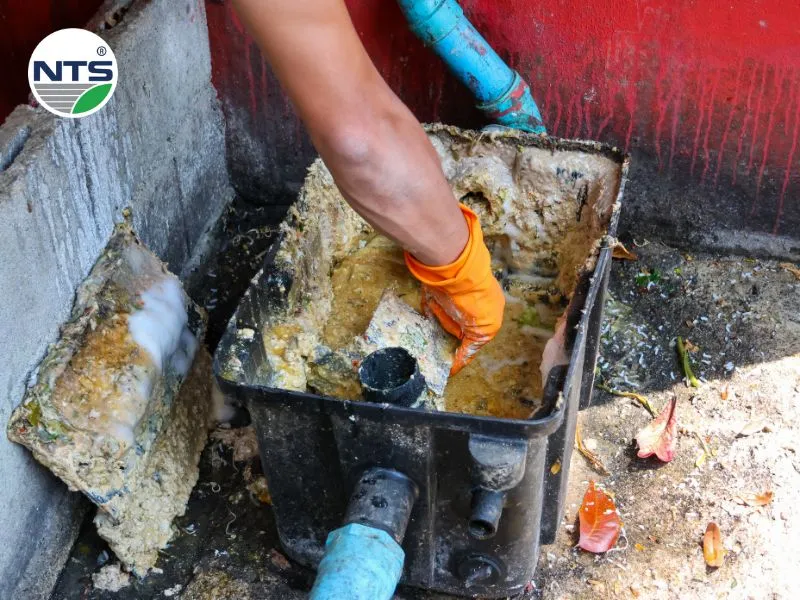 Image of grease treatment in wastewater by mechanical method
