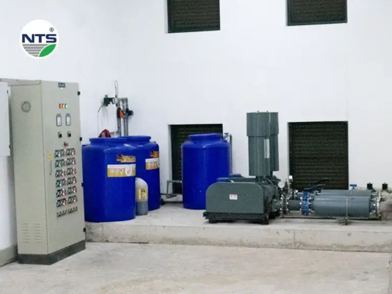 Bể lọc áp lực trong hệ thống xử lý nước thải