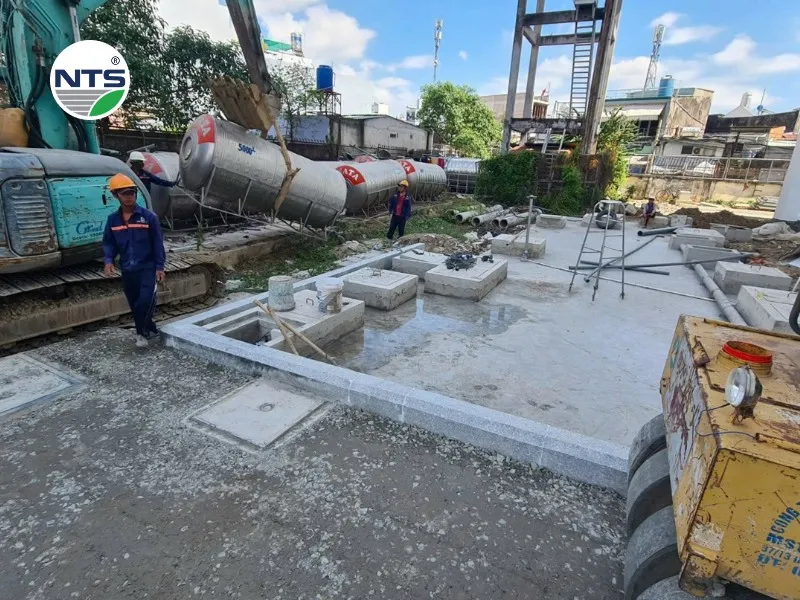 Thi công XLNT Bệnh viện Phục Hồi Chức Năng Quận 8